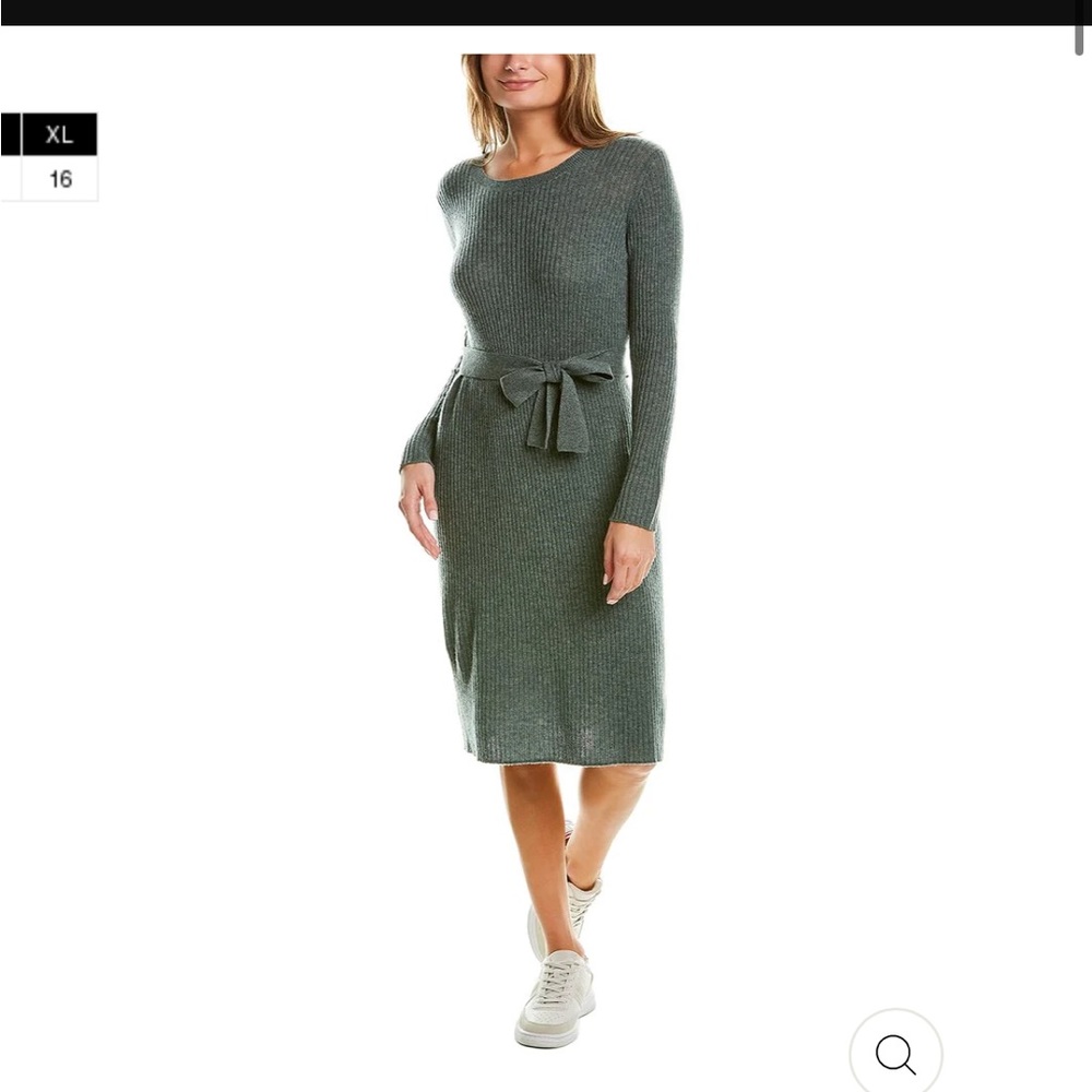 Hannah rose brushed wool and cashmere blend sweater dress!